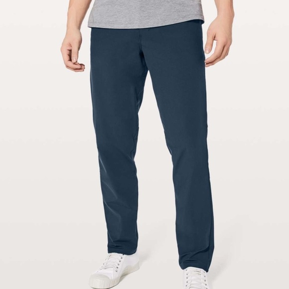 Lululemon Men’s ABC Pant Classic Warpstreme in True Navy 28” - Picture 1 of 11